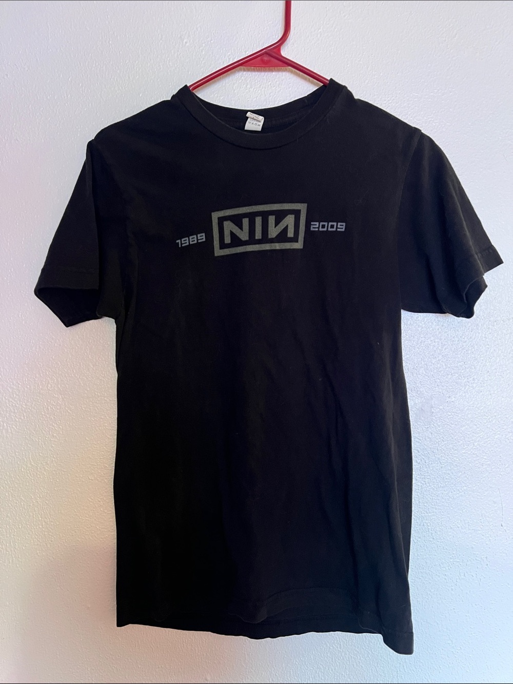 NIN 2009 tour shirt - Logo Graphic Tee - Black vintage
